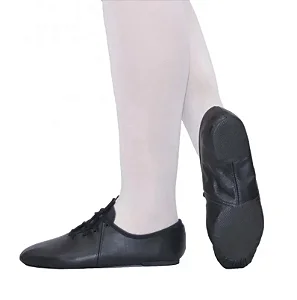 SAPATO JAZZ COM CADARÇO - COURO | DANCIN