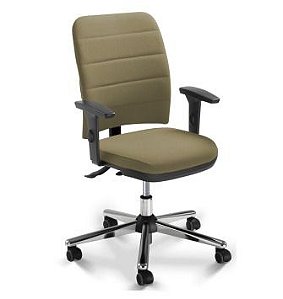 Cadeira Executiva Giratória Soft 16503 SRE Back System - Base Cromada - Cavaletti