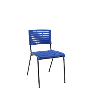 Cadeira Niala Diálogo Colorida 4 pés Fixa – Plaxmetal