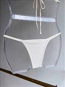 Calcinha Biquíni Brenda Off White