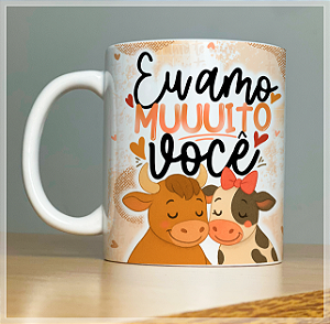 Caneca Branca - Coleção “Amor com Trocadilhos com Bichinhos”