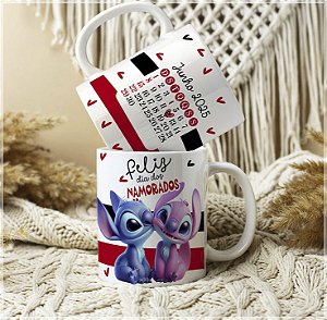 Caneca Branca - Stitch modelos.