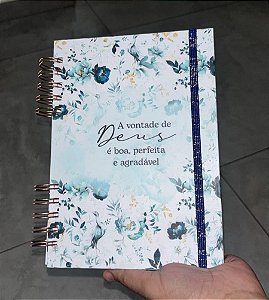 Floral Azul - Cristão