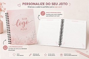 Caderno Personalizado Sua arte Na capa e Miolo.
