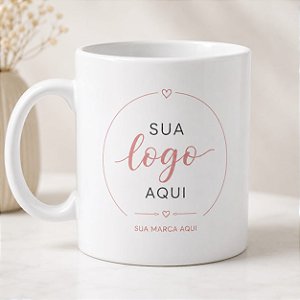 Caneca Branca - Sua Arte aqui