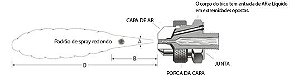 BICO ATOMIZADOR CONE OCO  - MODELO SUA - Ângulo 15° - 30°