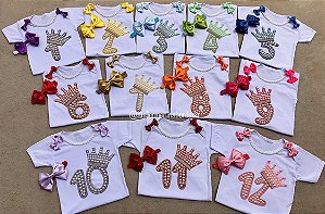 Kit Mesversário Baby Luxinho Princess + 12 Laços brinde