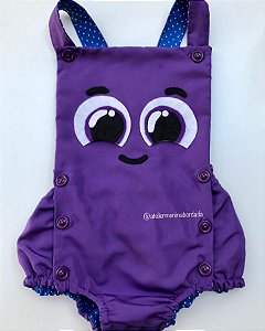 Romper Pow Polvo Bolofofos. RN a 2 anos