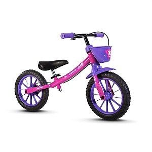 BICICLETA BALANCE BIKE ROSA/ROXO