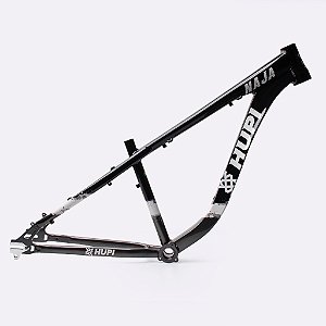 QUADRO HUPI NAJA V9 HORIZONTAL PRETO/CINZA - HUPI BIKES