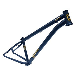 QUADRO GIOSBR AÇO CROMOLY CODE 26 PRETO FOSCO - ADES. DOURADO