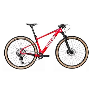 BICICLETA CALOI CARBON SPORT TAM M / 17 VERMELHO