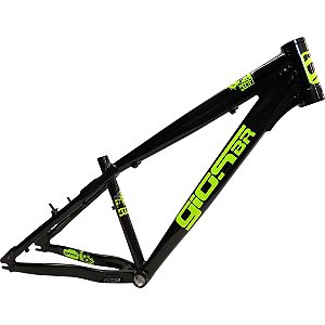 QUADRO GIOSBR 4TRIX PRETO BRILHANTE -AMARELO NEON/CINZA