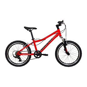 BICICLETA CALOI WILD XS ARO 20 - 7 MARCHAS - VERMELHO