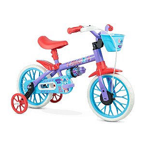 BICICLETA ARO 12 STITCH LILAZ/AZUL NATHOR