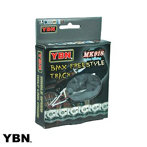 CORRENTE HALF-LINK GROSSA BMX  MK918 C/ PINTURA TEFLON - PRETA -YABAN