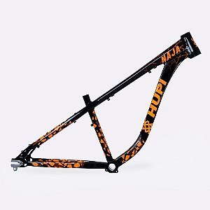 QUADRO HUPI NAJA V9 PRETO/LARANJA GANCHEIRA HORIZONTAL
