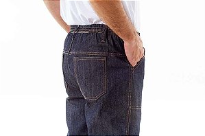 Calça Operacional Jeans c/ Elástico Masculina