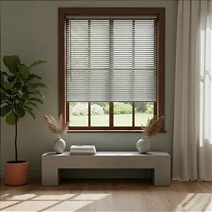 Persiana Horizontal pvc 1,20 x 1,30 Cinza