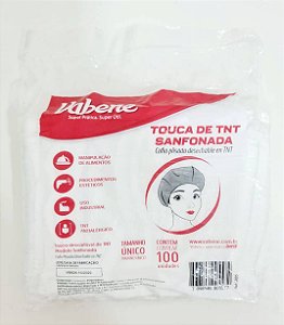 Touca Descartável TNT com 100un | Vabene