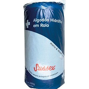 Rolo de Algodão Hidrófilo 500g- Sussex