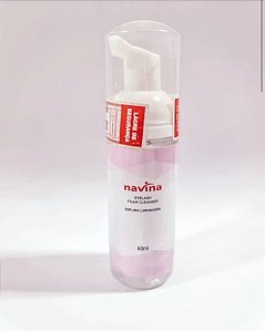 Espuma De limpeza Pump Para Cílios Navina 60ml