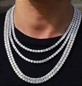 Cordao Cravejado Riviera Iced