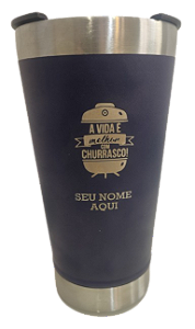 Copo Termico Personalizado (Nome), Copo Padrão com Abridor na Tampa