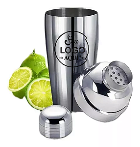Coqueteleira Inox 750ml Drinks Caipirinha Bar Coquetel Personalizada