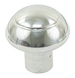 Manopla cambio Billet cromada rosca M12 passo1,50mm