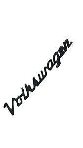 Emblema Volkswagen -Preto