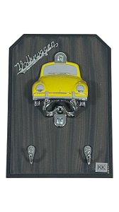 Porta Chaveiro Fusca -Amarelo