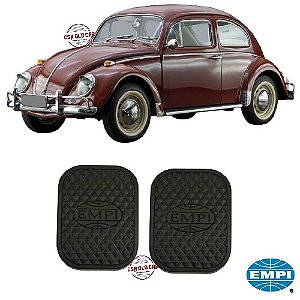 Capa de borracha pedal freio e embreagem estampado EMPI