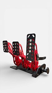 Conjunto Pedaleira VW Red Black