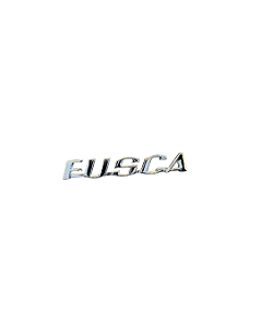 Emblema manuscrito capo traseiro VW