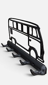 Porta Chaves Kombi - Preto