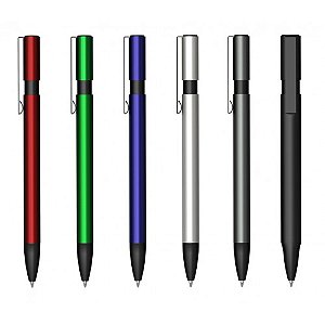 Caneta Esferográfica de Metal (box múltiplos de 50 unidades)