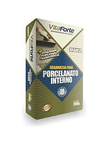 Argamassa para porcelanato interno - Branca