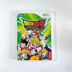 Dragon Ball Z Budokai Tenkaichi 3 Wii BONUS DISC - Ifrit Jogos e