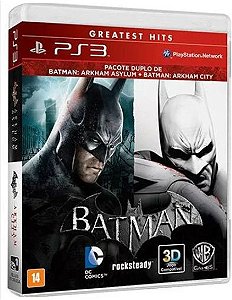 Batman Arskham Asylum + Arkham City Greatest Hits PS3 OTIMO ESTADO