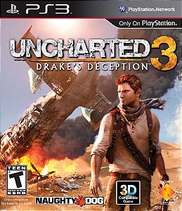Uncharted 3 Drake´s Deception PS3 USADO OTIMO ESTADO