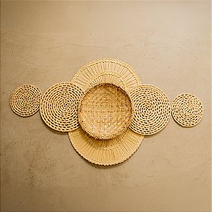 Cestaria de parede - Composição Hortelã