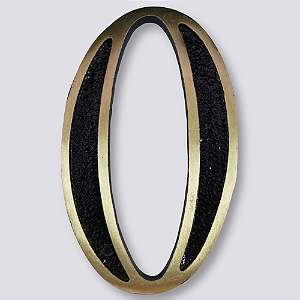 Algarismo 12cm Latão - Não enferruja