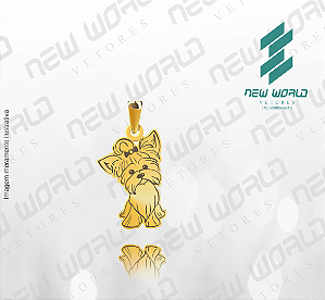 Arquivo de Pingente Cachorro 7 - Formato DXF - Tamanho 20 mm