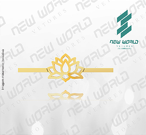 Arquivo de Anel Flor de Lotus Vazada - Formato DXF - Tamanho 60 mm