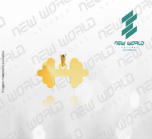 Arquivo de Pingente Peso - Formato DXF - Tamanho 25 mm