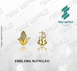 Arquivo de Emblema de Nutrição - Formato DXF - Tamanho 8 mm