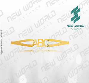 Arquivo de Anel ABC - Formato DXF - Tamanho 50 mm