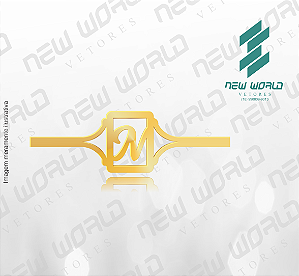 Arquivo de Anel Caixa Retangular Letra N - Formato DXF - Tamanho 65 mm