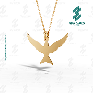 Arquivo de Pingente Pássaro da Liberdade - Formato DXF - Tamanho 28 mm